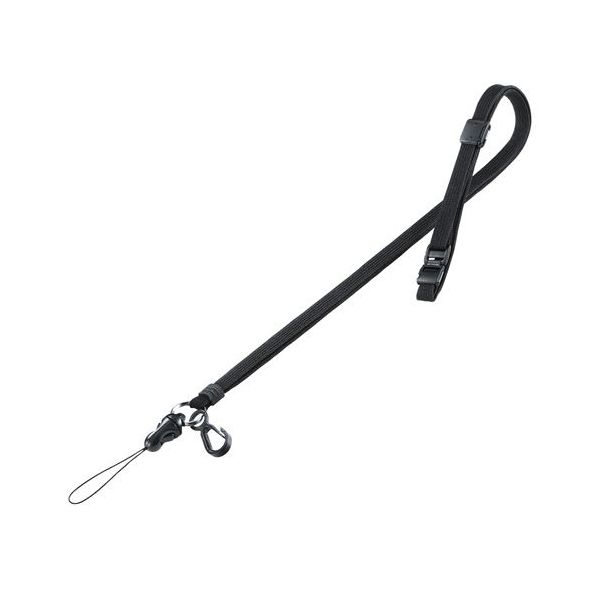 サンワサプライ ネックストラップ(安全パーツ・長さ調節付き) ブラック DG-ST17BK(代引不可)