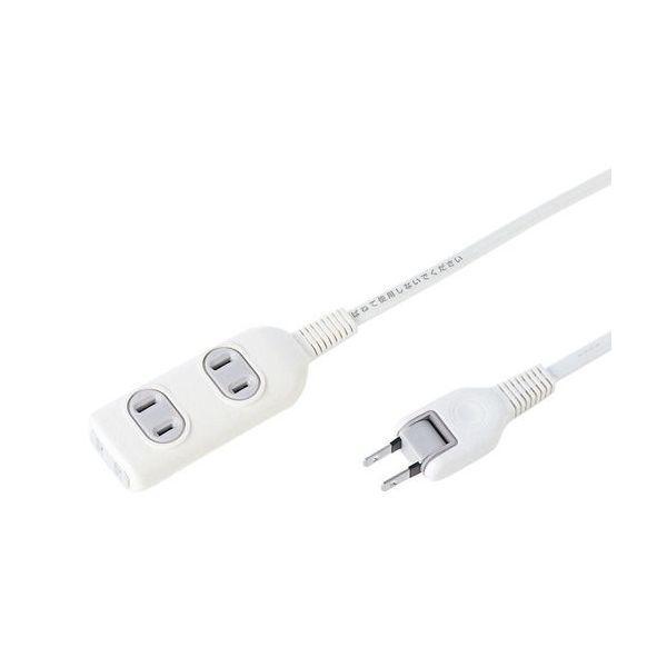 サンワサプライ 電源タップ 2P・3個口 5m TAP-3W5N(代引不可)