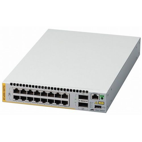 アライドテレシス AT-x550-18XTQ-Z5 [1000/10GBASE-Tx16 QSFP+スロットx2(デリバリースタンダード保守5..