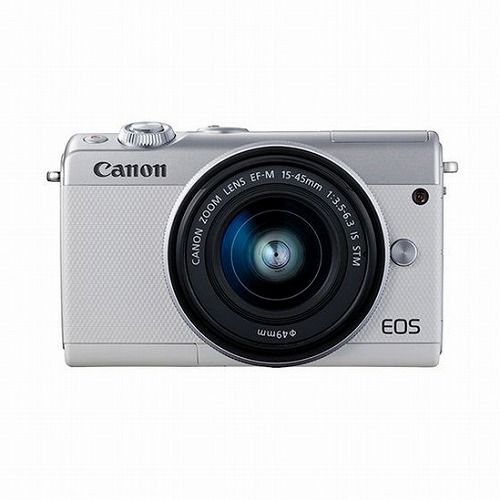 キヤノン EOS Canon ミラーレス一眼カメラ EOS M100・EF-M15-45 IS STM レンズキット EOSM100WH-1545ISSTMLK【送料無料】