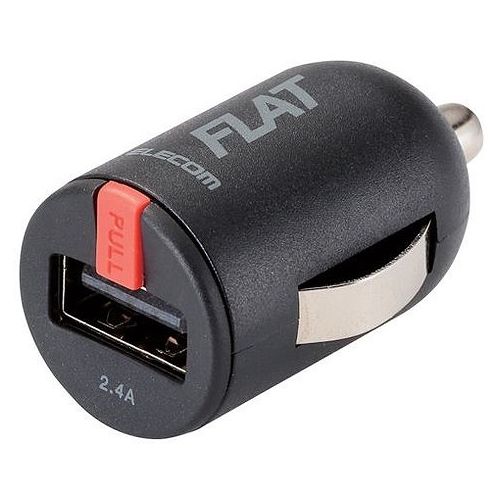 エレコム シガーチャージャー/1USBポート/コンパクト/2.4A/ブラック MPA-CCU11BK(代引不可)