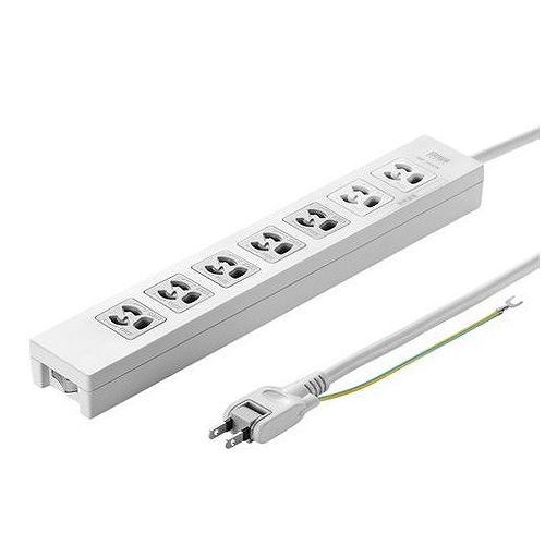 サンワサプライ 電源タップ 3P・7個口 3m TAP-F37-3KSR(代引不可) サンワサプライ 電源タップ 3P・7個口 3m TAP-F37-3KSR(代引不可)