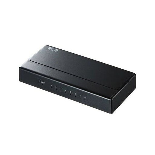 サンワサプライ ギガビット対応 スイッチングハブ(8ポート・マグネット付き) LAN-GIGAP801BK(代引不可) サンワサプライ ギガビット対応 スイッチングハブ(8ポート・マグネット付き) LAN-GIGAP801BK(代引不可)