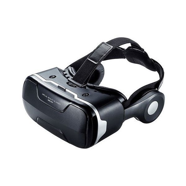 サンワサプライ 3D VRゴーグル(ヘッドホン付き) MED-VRG3(代引不可)