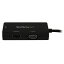 STARTECH.COM LTD MDP2VGDVHD Mini DisplayPort³ȥ٥A Vץ 31 ߥ˥ǥץ쥤ݡMini DP - VGA DVI HDMIѴץ 1920x1200 1080p ֥å(Բ)̵