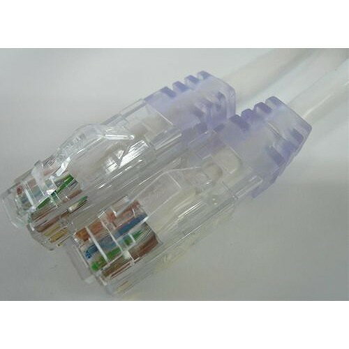 エイム電子 CAT6ケーブル 両端RJ45 単線 ストレート結線 40m (白) C6S-SO-WT-40(代引不可)