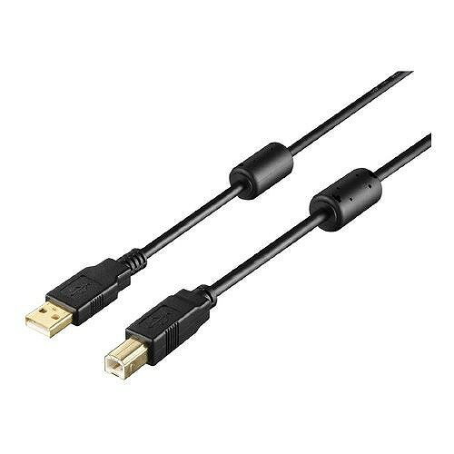 BUFFALO USB2.0 A to B�ե��饤�ȥ����ե����֥�2.0m�֥�å� BU2ABF20BK(����Բ�)