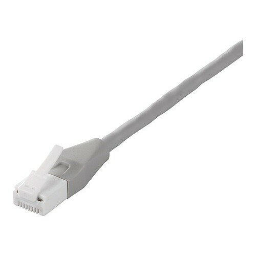 BUFFALO ツメ折れないCat6 LANケーブルやわらか 7m ライトグレー BL6TNY70LG(代引不可)