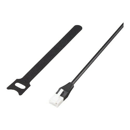 BUFFALO ツメ折れないCat6 LANケーブル結束バンド付 0.3m ブラック BL6TNYK03BK(代引不可)