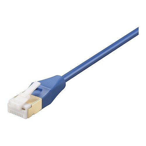 BUFFALO ツメ折れないCat7 LANケーブルスリム 2m ブルー BL7TS20BL(代引不可)