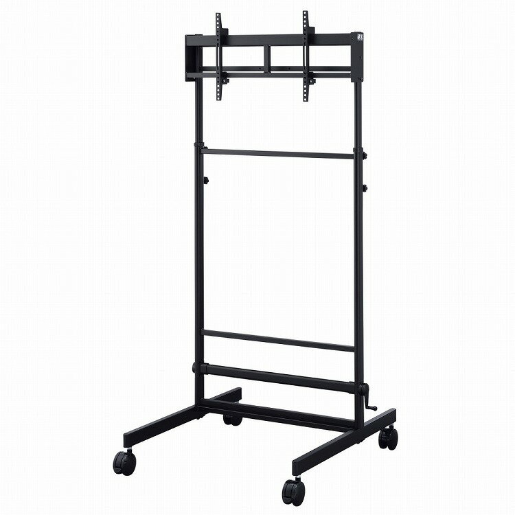 ハヤミ工産 業務用ディスプレイスタンド PL-5000シリーズ(ハンドル昇降ハイタイプ)55V型まで対応 PL-5355B(代引不可)【送料無料】