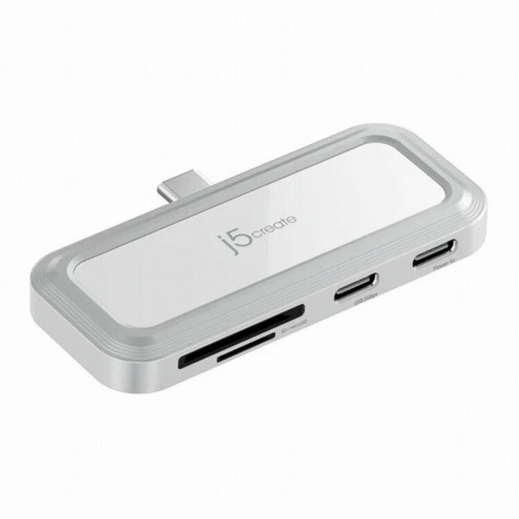 j5 create USB-C to USB-C/PD/microSD/SD 4in1マルチアダプター JCH167W(代引不可)【送料無料】
