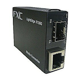 FXC 10/100/1000BASE-T to 1000BASE-X (SFP スロット)マイクロメディアコンバータ + 同製品SB5バンドル LEX1851-1F-ASB5(代引不可)