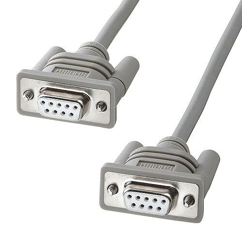 サンワサプライ RS-232Cケーブル 1.5m ライトグレー KRS-403XF1K2(代引不可)