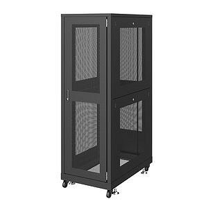 サンワサプライ (別途送料)19インチサーバーラック メッシュパネル仕様(36U)W600xD1000xH1820mm ブラッ..