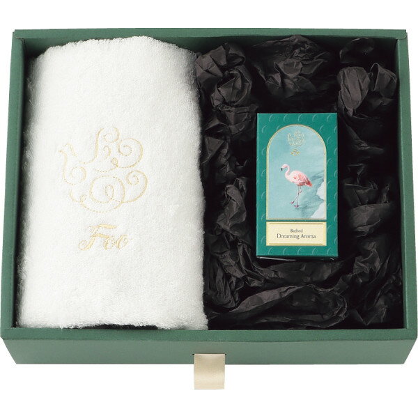 FooTokyo オーガニックコットン フェイスタオル・バスオイルセット ホワイト 22SS3TGWHUF871(代引不可)..