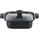囲 IH対応角型卓上鍋 20cm KK-20W(代引不可)【送料無料】