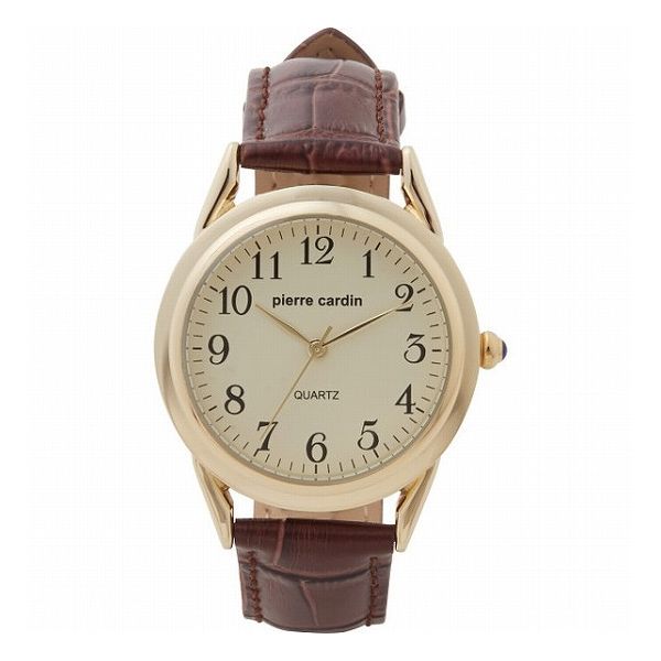 ピエールカルダン メンズ腕時計 ブラウン W-PCM15225BRN 装身具 紳士装身品 子供腕時計(代引不可)【送料無料】