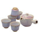 萩焼 萩むらさき 朝顔 茶器揃 5615(代引不可)【送料無料】