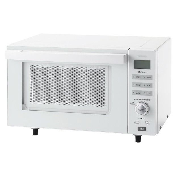 ツインバード センサー付フラットオーブンレンジ 18l DR-E852W(代引不可)【送料無料】