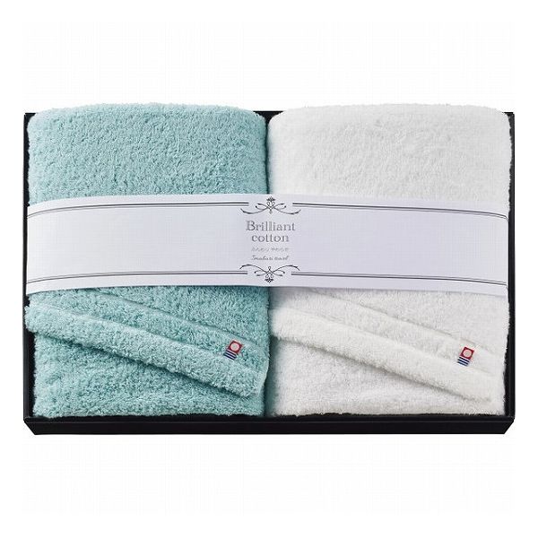 ブリリアントコットン バスタオル2枚セット BCSF-241000 タオル製品 バスタオル 無地カラ-(代引不可)【送料無料】