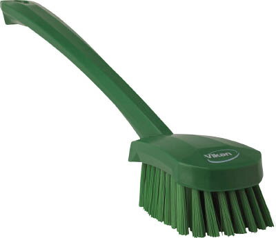 Vikan ロングハンドルブラシ 4186 グリーン 41862【送料無料】