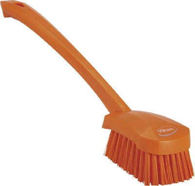 Vikan ロングハンドルブラシ 4186 オレンジ 41867【送料無料】