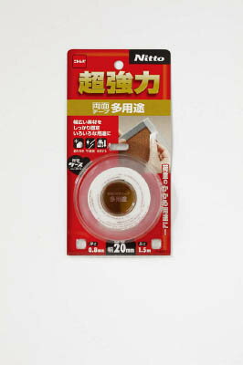 ニトムズ 超強力両面テープ多用途20×1.5 T4541