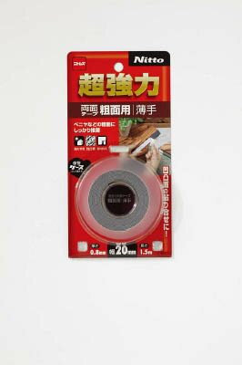 ニトムズ 超強力両面テープ粗面用薄手20×1.5 T4601