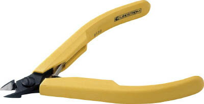 【商品詳細】●静電気帯電防止（ESD）仕様です。●先端硬度63〜65HRCです。●全長(mm):108●切断能力(mm)銅線:φ0.1〜0.8●刃表面形状:ウルトラ刃●ばね付●特殊工具鋼【送料について】北海道、沖縄、離島は送料を頂きます。