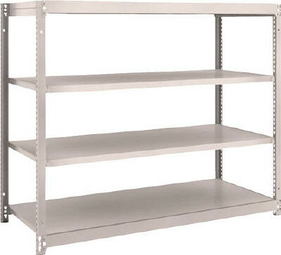 TRUSCO M1.5型軽中量棚 1460X595XH1200 4段 単体 NG M1.54564【送料無料】