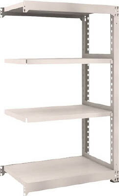 【商品詳細】●ボルトを1本も使用していないボルトレス構造で、分解・組み立て作業が簡単で、作業時間を大幅に短縮できます。●棚の段変更が、50mmピッチで、自由に調整、変更ができます。●高さ、奥行が同じであれば、増結することができます。また、支...