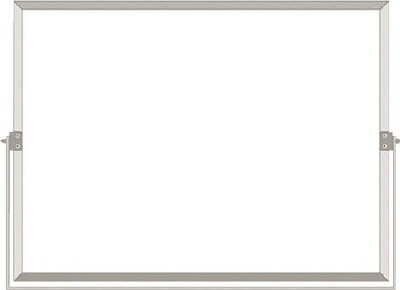 【商品詳細】●従来のホワイトボードに比べ軽量で薄型です。●持ち運び便利な手提げ・立て掛け仕様です。●各種工事用撮影黒板として。●縦(mm):450●横(mm):600●取付仕様:衝立式●表示内容:無地●取付方法:衝立式●ホーローホワイト（ア...