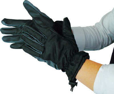 【商品詳細】●濡れても中まで浸透しない防寒防水手袋です。●暖かく肌触りの良いインナーフリースです。●薄くても暖かく、作業性の良い手袋です。●一般作業全般に。●色:ブラック×グレー●サイズ:M●全長(cm):21.0●手のひら周り(cm):24.5●中指長さ(cm):8.3●厚み：1.5mm●ポリエステル、塩化ビニール、ポリウレタン、その他●防水シート：塩化ビニール【送料について】北海道、沖縄、離島は送料を頂きます。