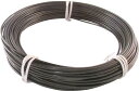 TRUSCO カラー針金 ビニール被覆タイプ 2.0mmX25m 黒 TCWM20BK