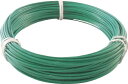 TRUSCO カラー針金 ビニール被覆タイプ 2.0mmX25m 緑 TCWM20GN