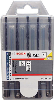 BOSCH �ܥå��� SDS�ץ饹 X5L 4.3��110mm 5������ X5L0431105(����Բ�)������̵����