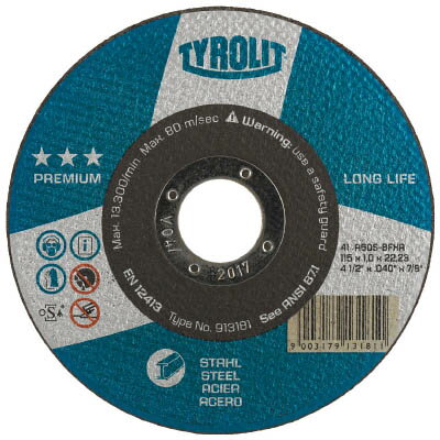 TYROLIT 切断砥石 “ロングライフ" 105X1X15mm 25点セット 34197818