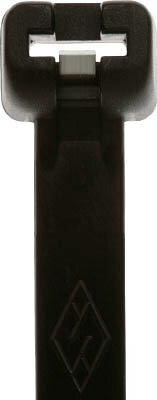 SapiSelco 「メット」 ステンレス爪入リケーブルタイ黒 3.5mm×20 MET.3.2111R