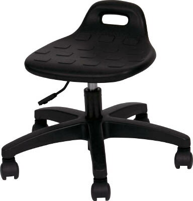 TRUSCO 低作業用スツール 高サ調整 ブラック T5044B【送料無料】