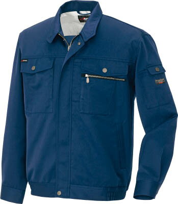 アイトス スタンダード 長袖ブルゾン ネイビー LL AZ3201008LL【送料無料】