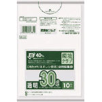 サニパック W−33環境クラブ30L透明 10枚 W33CL