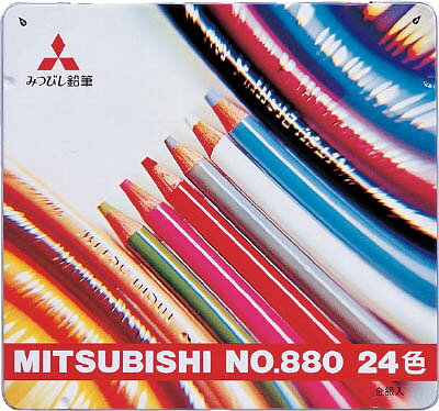 13 - 24 Colors - uni 色鉛筆 鉛筆ワイドK880 24色 K88024CP