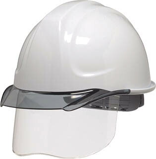 DIC SYA−CS型ヘルメット 白／スモーク KP付 SYACSWSKP【送料無料】
