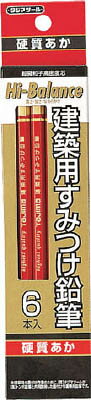 【商品詳細】●純度が高く粒子の細かい世界最上級のグラファイト（黒鉛）を高熱処理と適度な油分により濃く、強く滑らかな書き味に仕上げた建築用すみつけ芯です。●雨、湿気に強い特殊芯です。●屋外でも変色しにくい顔料と雨や湿気に強い特殊ワックスにより、建築現場で使いやすく仕上げた建築用すみつけ芯です。●建築用すみつけ鉛筆●建築用すみつけ鉛筆。●色:赤●タイプ:硬質●芯の太さ:4mm●油性、不透明●芯:赤色顔料・合成樹脂●キャップ:ABS樹脂●ケース本体:PP●外装:木●墨付け、筆記以外には使用しないでください。生産国：日本重量：33g【送料について】北海道、沖縄、離島は送料を頂きます。