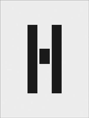 IM ステンシル H 文字サイズ250×125mm ASTH250125