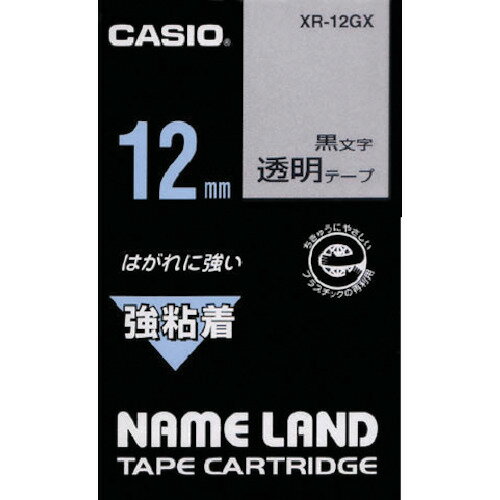 カシオ ネームランド用強粘着テープ12mm XR12GX