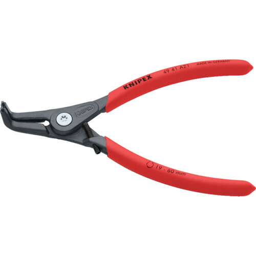 Snap Ring Pliers - KNIPEX 8 -13mm 穴用スナップリングプライヤー 曲 4941A21【送料無料】