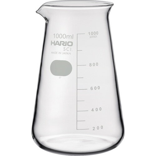 HARIO コニカルビーカー 目安目盛付 1000ml CB1LSCI【送料無料】 HARIO コニカルビーカー 目安目盛付 1000ml CB1LSCI【送料無料】