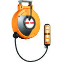 ハタヤ コードマック2 単相100V 10m 四ツ口コンセント CDS2101Q【送料無料】